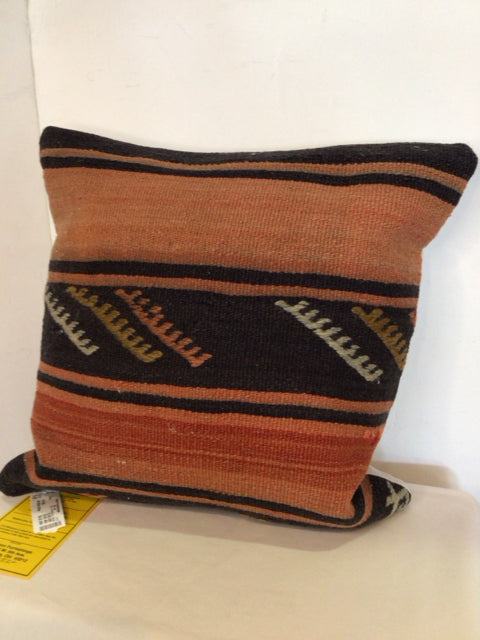 Kilim Red/Black Pillow