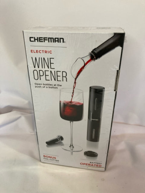 Opener Black Electric In Box Wine Acces.