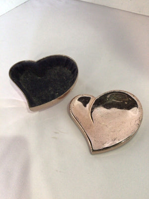 Metal Heart Silver Box