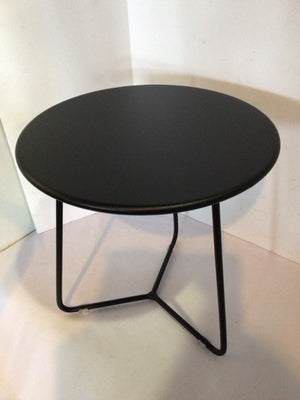 2Modern Metal Black Table 8FXLG29M