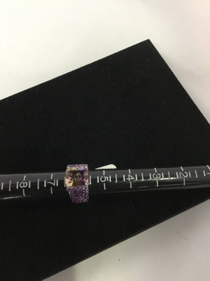 Purple Rhinestone Ring