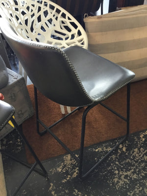 Bar Height Vinyl Gray Barstool/Bar Stool