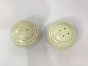 Cream Ceramic Salt & Pepper