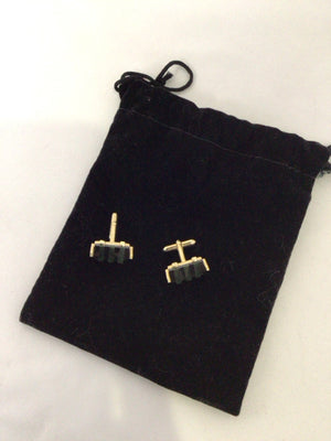 Black/Gold Cuff Links