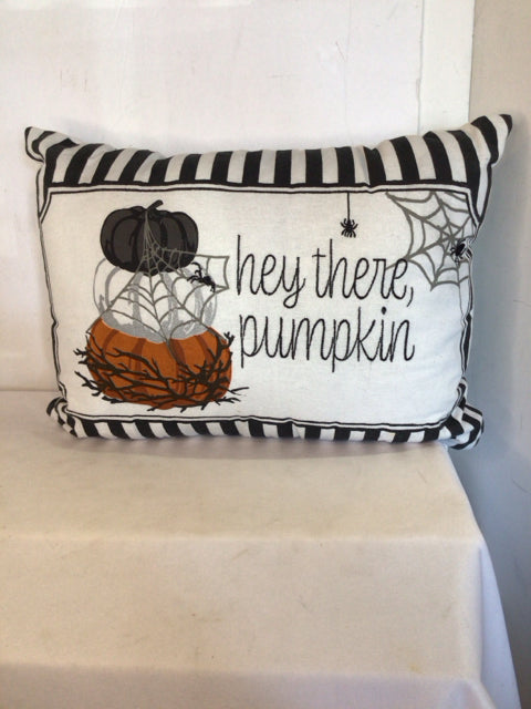 Pillow White/Black Halloween Holiday Item