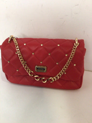 Badgley Mischka Leather Red Purse