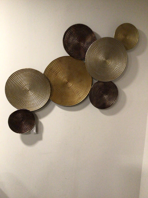 Metal Gold/Bronze Wall Decoration Art