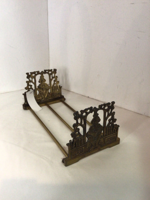 Folding Brass Book End