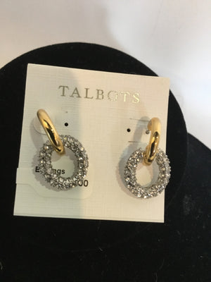 Talbots Gold/Silver Chain Earrings