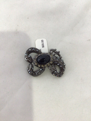 Marcasite Black Scorpion Pin