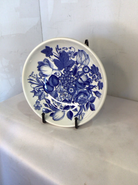 Portmeirion Pasta White/Blue Floral Bowl