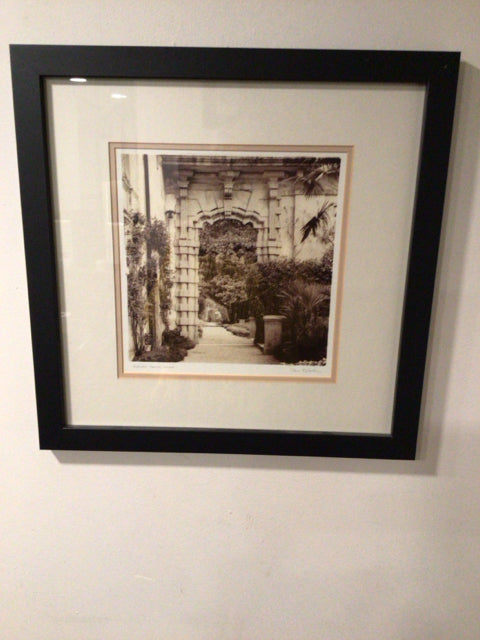 Signed Architectural Black/White Framed Art