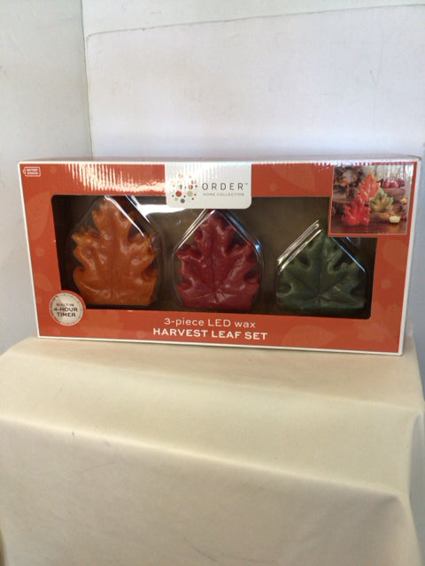 Order Home NEW Autumn Leaves LED Candles