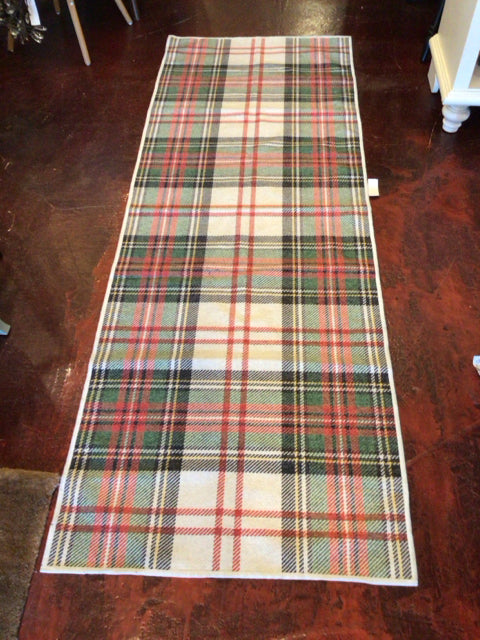 Rug Red Plaid Holiday Item