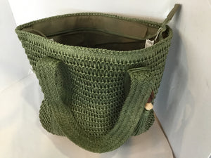 Straw Green Purse