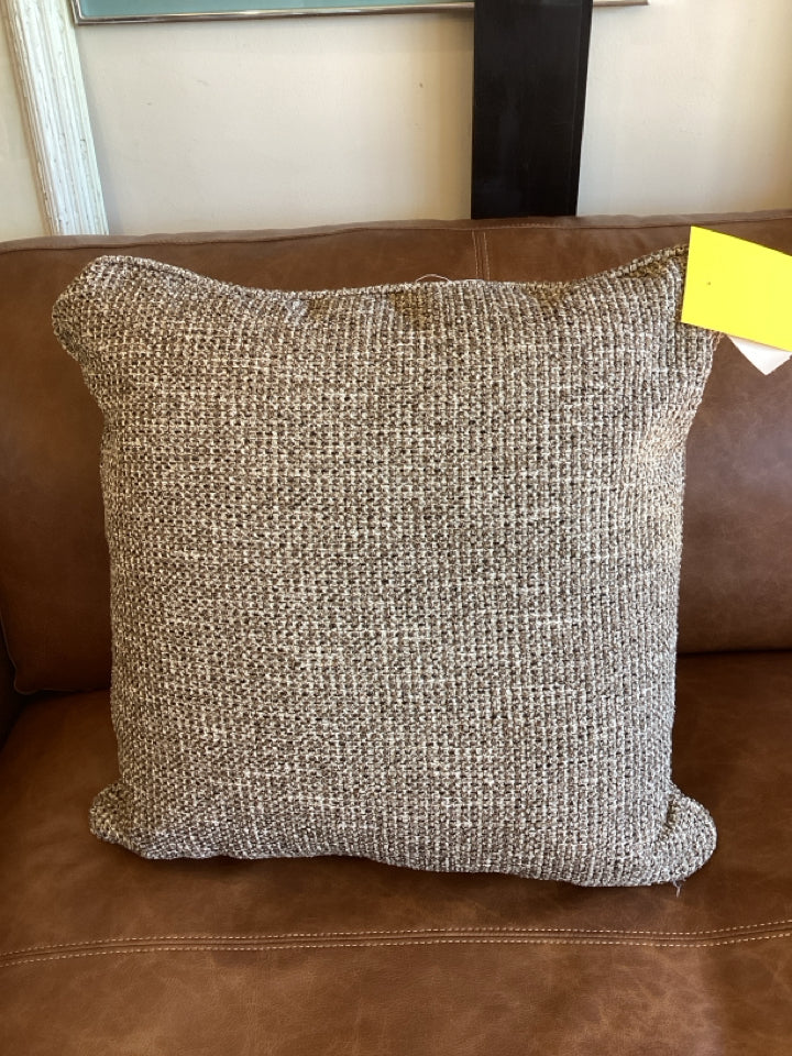 Brown/Gray Tweed Pillow