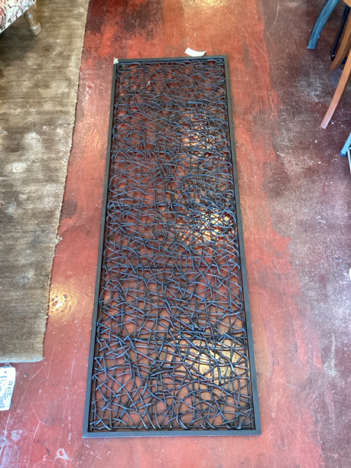 Metal/Wood Vine Wall Decoration Art