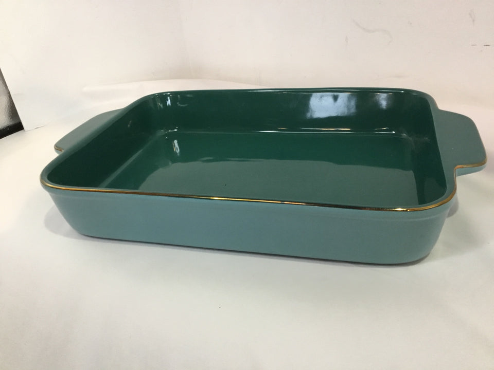 Threshold Baking Teal Stoneware Dish