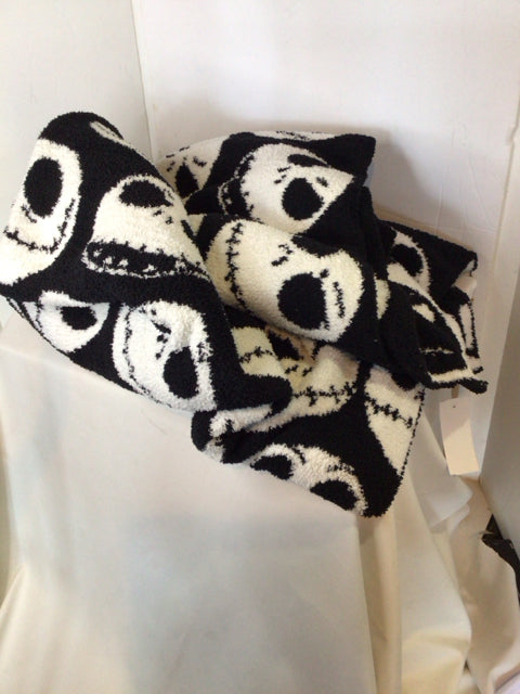 Christmas Black/White Polyester Nightmare Before Christmas Throw