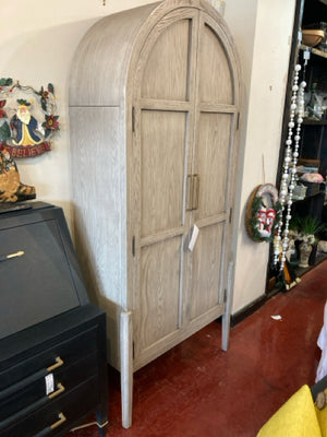 CPLY2FAT Gray Wood 2 Door Cabinet