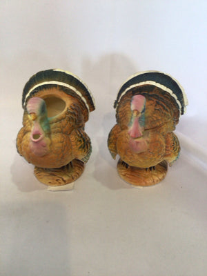 Napco Thanksgiving Multi-Color Ceramic Turkey Holiday Item