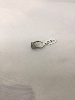 Sterling Silver Blue As Is Ring
