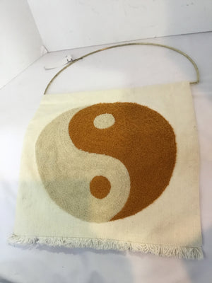 Tapestry Cotton Ying Yang Cream Wall Decoration Art