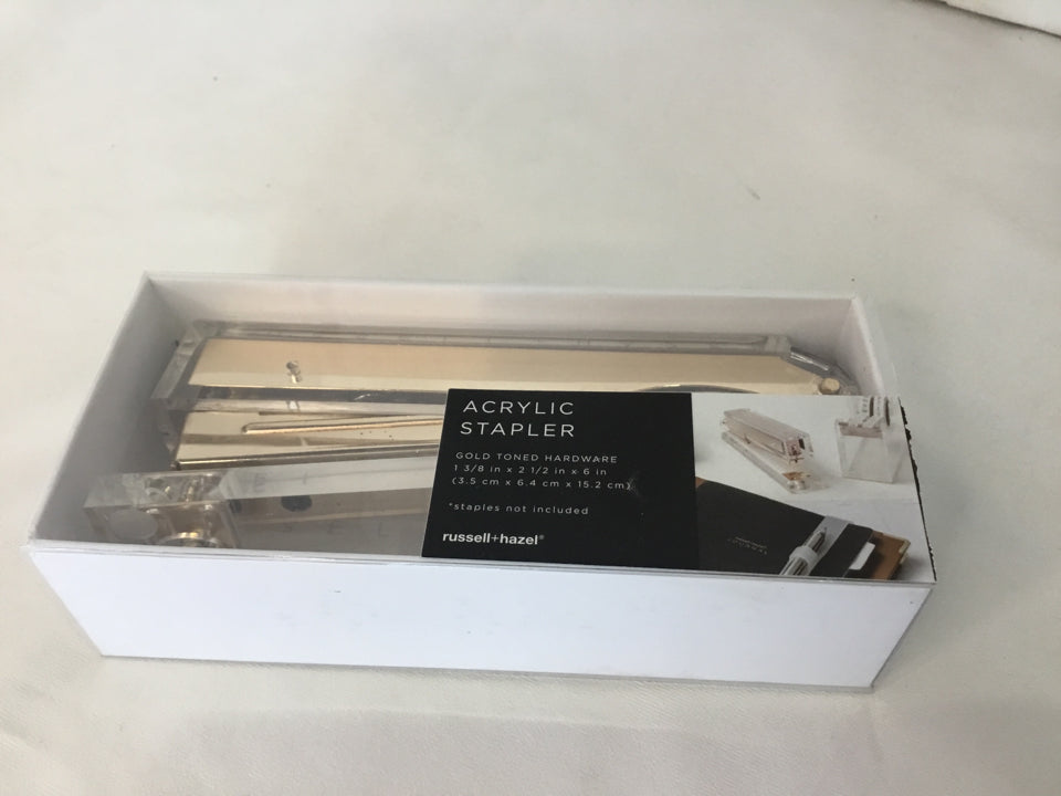 Gold Acrylic Stapler