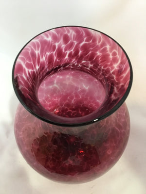 Cranberry Glass Vase