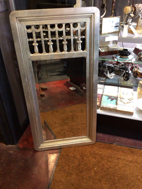 Ornate Champagne Italian Beveled Mirror