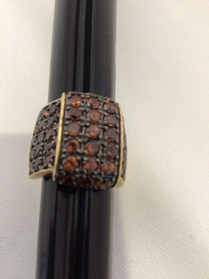 Brown Rhinestone Ring