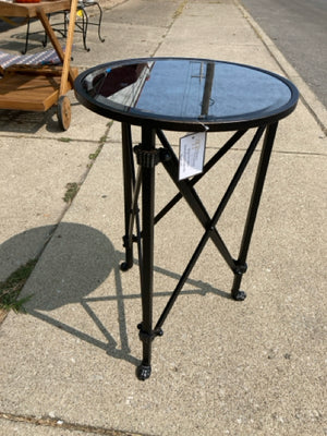 Ballard Oil Round Side/End Bronze Table