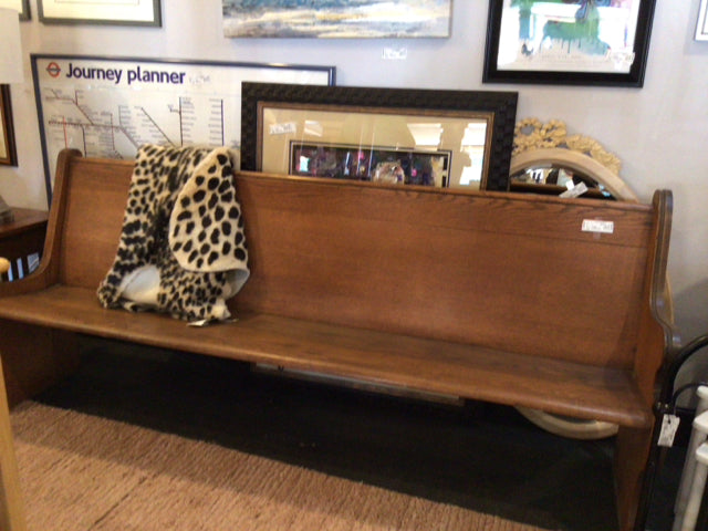 Vintage Wood Brown Bench