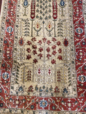 Ralph Lauren Runner Polypropelyne Red/Beige Rug