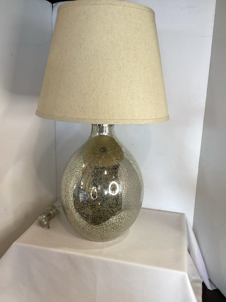 Mercury Glass Lamp