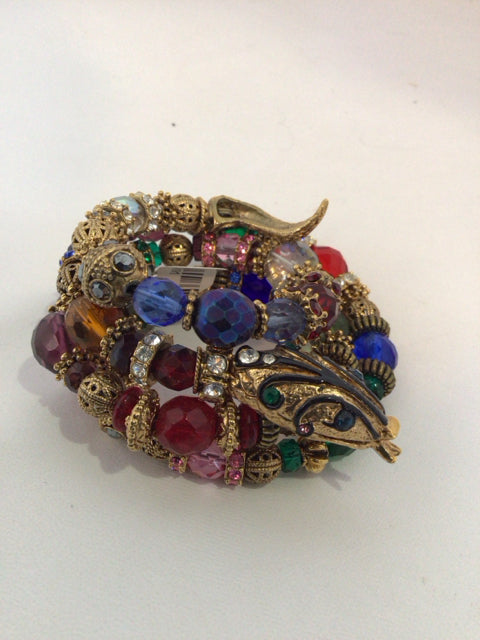 Multi-Color Snake Beads Bracelet