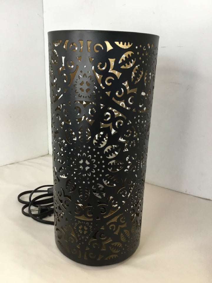 Cut out Bronze Up Light Lamp