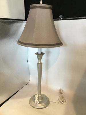Gray/Brown Stick Lamp
