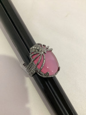 Purple Rhinestone Ring
