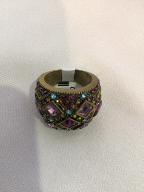 Multi-Color Rhinestone Ring