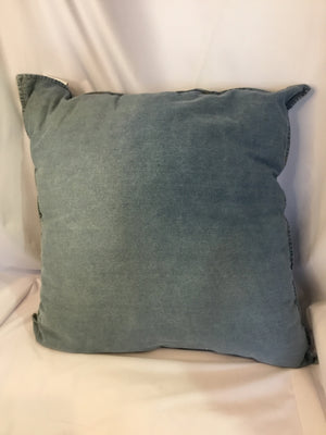 Blue Denim Pillow