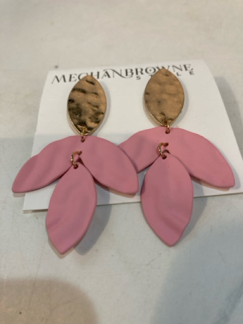 Meghan Browne Pink/Gold Earrings