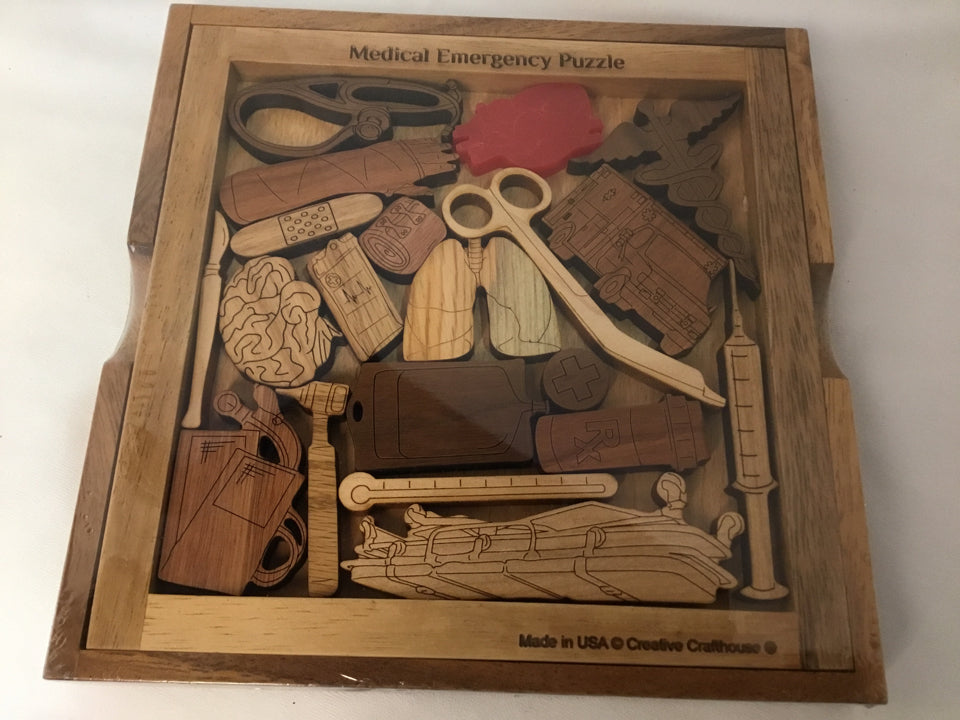 Brown Wood Puzzle