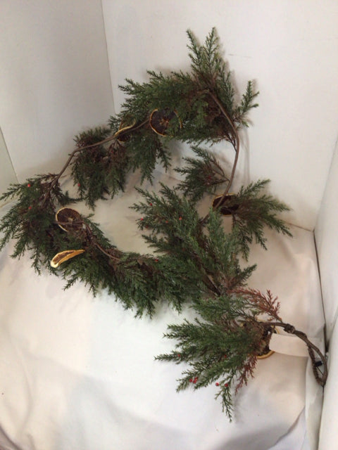 Christmas Green/Red Garland Holiday Item