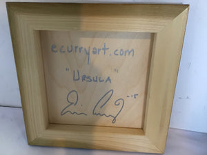 Yellow/Black Raven Framed Art