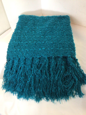 Blue Cotton Throw