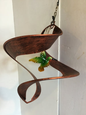 Evergreen Copper Hummingbird Garden Access.