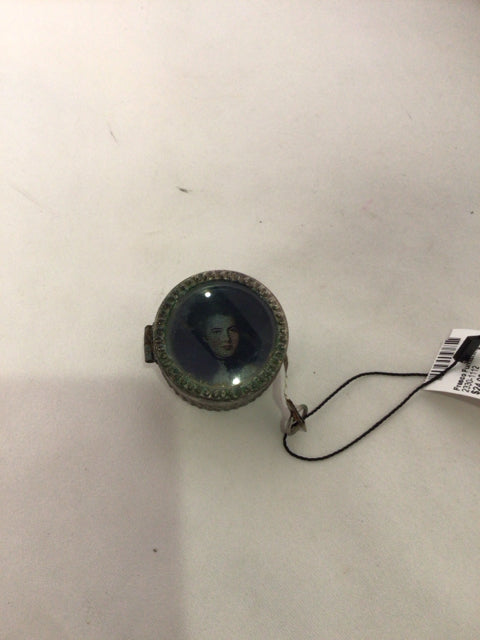 Vintage Silver Metal Portrait Misc