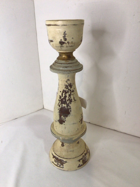 Cream Ceramic Candle Stick