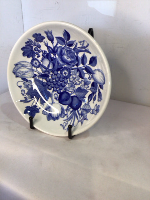 Portmeirion Pasta White/Blue Floral Bowl